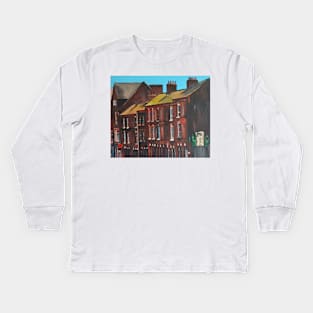 Birmingham, Terrace Kids Long Sleeve T-Shirt